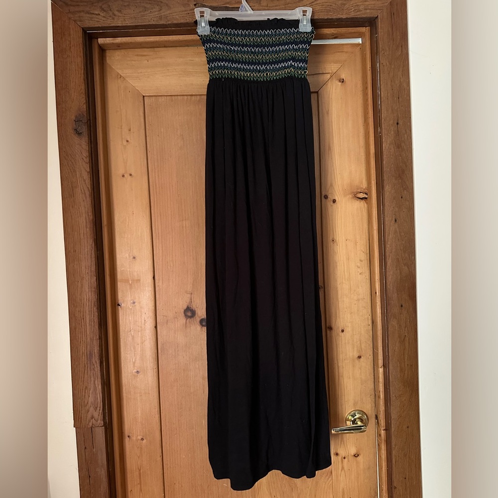 Size medium strapless black dress